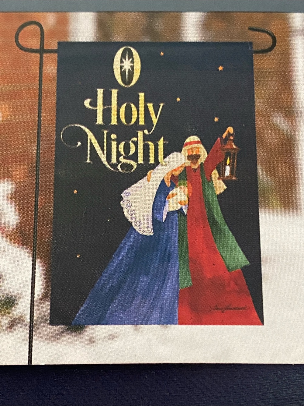 ‘O Holy Night' Garden Flag